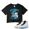 TeeVivo Crop Top Match Air Jordan 9 Retro Powder Blue Money change people – Air Jordan 9 Crop Top, AJ9 Crop Top