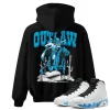 TeeVivo Hoodie Match Air Jordan 9 Retro Powder Blue Outlaw – Air Jordan 9 Hoodie, AJ9 Hoodie