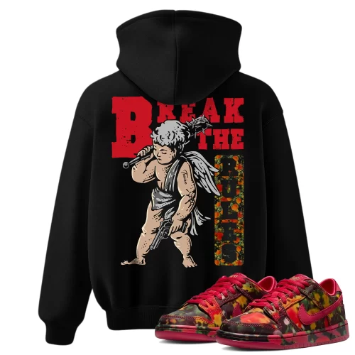 TeeVivo Nike SB Dunk Low The Wizard of Oz Poppy Field Hoodie Match Break the rules Graphic FZ1291-600