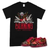 TeeVivo Nike SB Dunk Low The Wizard of Oz Poppy Field T-Shirt Match Burning the ground Graphic FZ1291-600
