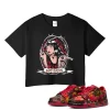 TeeVivo Nike SB Dunk Low The Wizard of Oz Poppy Field Crop Top Match God Daaamn Graphic FZ1291-600
