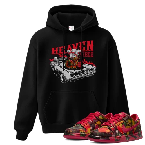 TeeVivo Nike SB Dunk Low The Wizard of Oz Poppy Field Hoodie Match Heaven vibes Graphic FZ1291-600