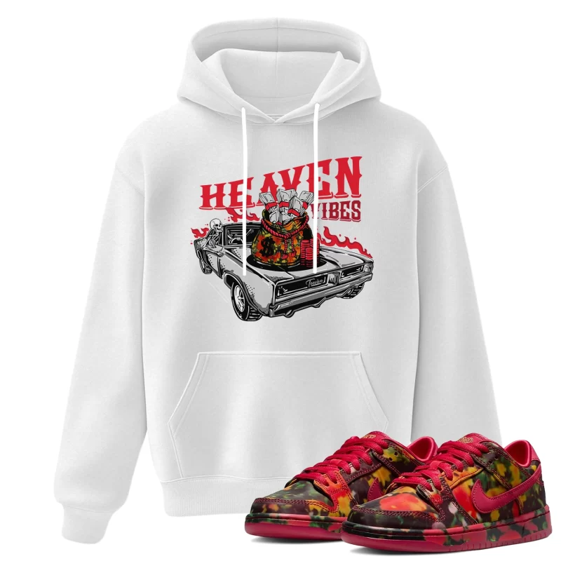TeeVivo Nike SB Dunk Low The Wizard of Oz Poppy Field Hoodie Match Heaven vibes Graphic FZ1291-600