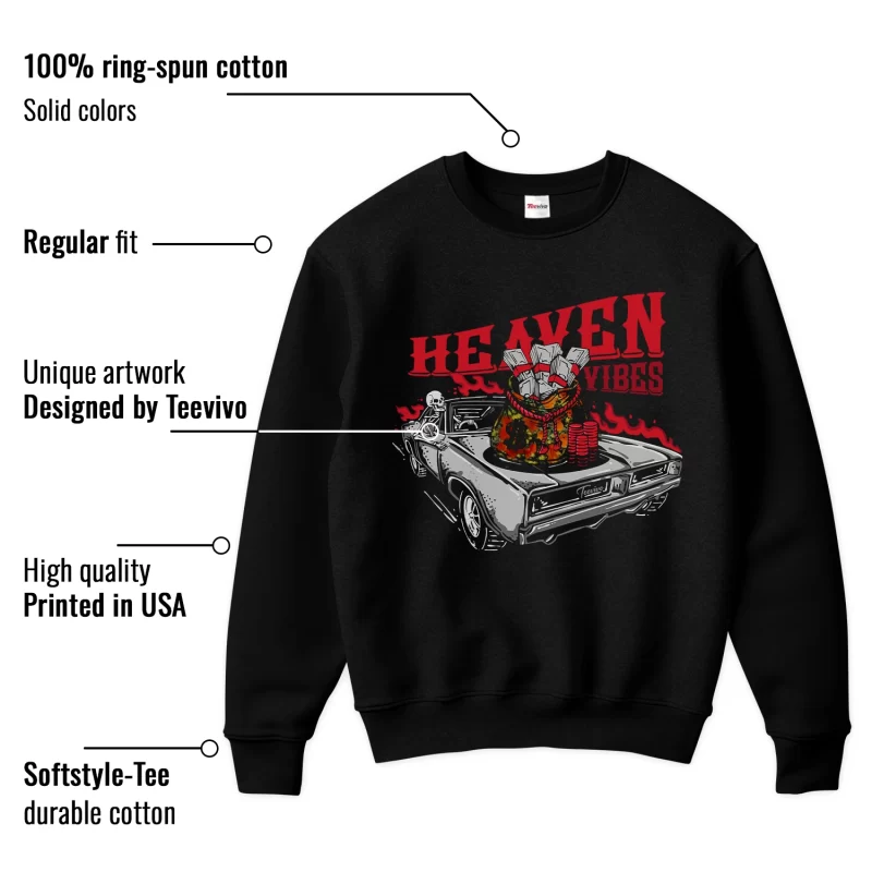 TeeVivo Nike SB Dunk Low The Wizard of Oz Poppy Field Sweatshirt Match Heaven vibes Graphic FZ1291-600