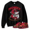 TeeVivo Nike SB Dunk Low The Wizard of Oz Poppy Field Sweatshirt Match Money change people Graphic FZ1291-600