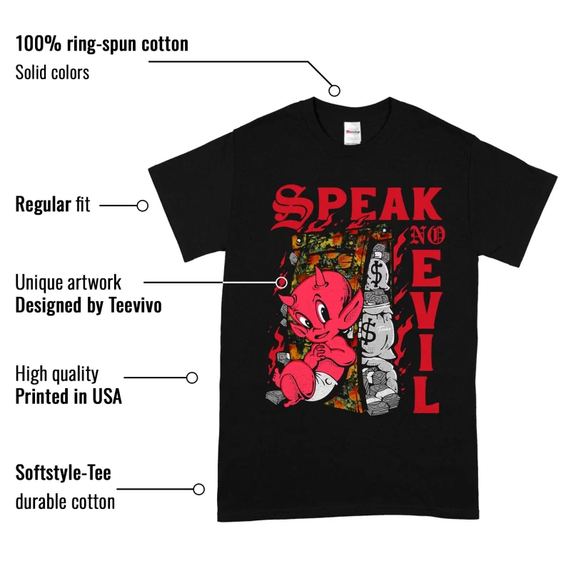 TeeVivo Nike SB Dunk Low The Wizard of Oz Poppy Field T-Shirt Match Speak no evil Graphic FZ1291-600