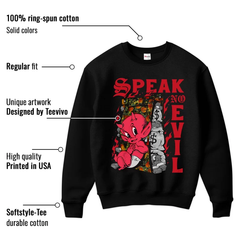 TeeVivo Nike SB Dunk Low The Wizard of Oz Poppy Field Sweatshirt Match Speak no evil Graphic FZ1291-600