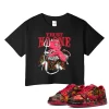TeeVivo Nike SB Dunk Low The Wizard of Oz Poppy Field Crop Top Match Trust no one Graphic FZ1291-600