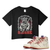 TeeVivo Jordan 1 High Rare Air Cinnabar Crop Top, Awake Crop Top, High Rare Air Cinnabar 1s Crop Top, Jordan 1 Outfit