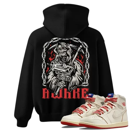 TeeVivo Jordan 1 High Rare Air Cinnabar Hoodie, Awake Hoodie, High Rare Air Cinnabar 1s Hoodie, Jordan 1 Outfit