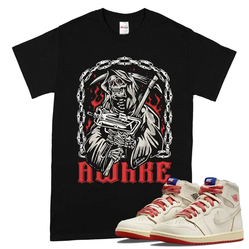 TeeVivo Jordan 1 High Rare Air Cinnabar Shirt, Awake Shirt, High Rare Air Cinnabar 1s Shirt, Jordan 1 Outfit