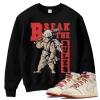 TeeVivo Jordan 1 High Rare Air Cinnabar Sweatshirt, Break the rules Sweatshirt, High Rare Air Cinnabar 1s Sweatshirt, Jordan 1 Outfit