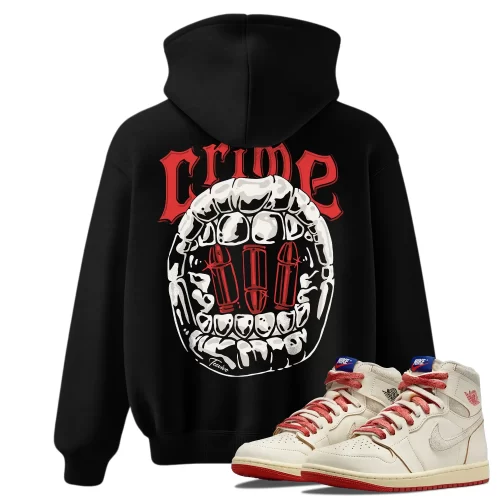 TeeVivo Jordan 1 High Rare Air Cinnabar Hoodie, Crime Hoodie, High Rare Air Cinnabar 1s Hoodie, Jordan 1 Outfit