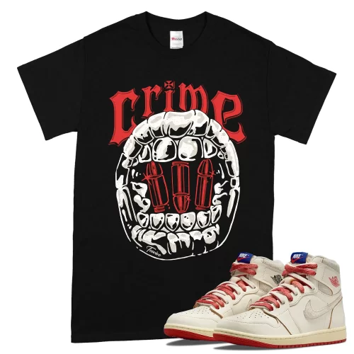 TeeVivo Jordan 1 High Rare Air Cinnabar Shirt, Crime Shirt, High Rare Air Cinnabar 1s Shirt, Jordan 1 Outfit