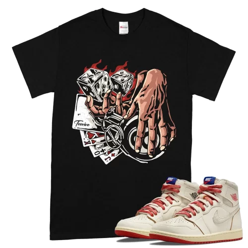 TeeVivo Jordan 1 High Rare Air Cinnabar Shirt, Gambling Shirt, High Rare Air Cinnabar 1s Shirt, Jordan 1 Outfit