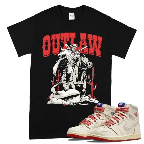 TeeVivo Jordan 1 High Rare Air Cinnabar Shirt, Outlaw Shirt, High Rare Air Cinnabar 1s Shirt, Jordan 1 Outfit