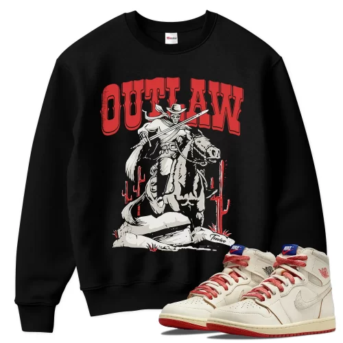 TeeVivo Jordan 1 High Rare Air Cinnabar Sweatshirt, Outlaw Sweatshirt, High Rare Air Cinnabar 1s Sweatshirt, Jordan 1 Outfit