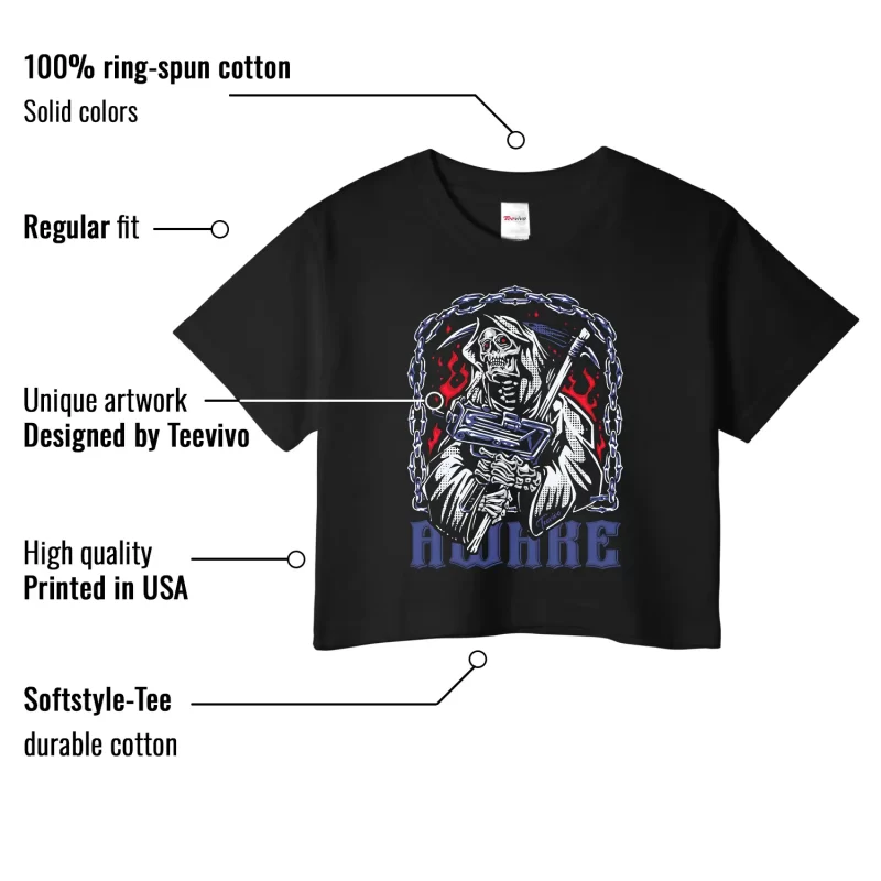 TeeVivo Jordan 1 High Rare Air Deep Royal Blue Crop Top, Awake Crop Top, High Rare Air Deep Royal Blue 1s Crop Top, Jordan 1 Outfit