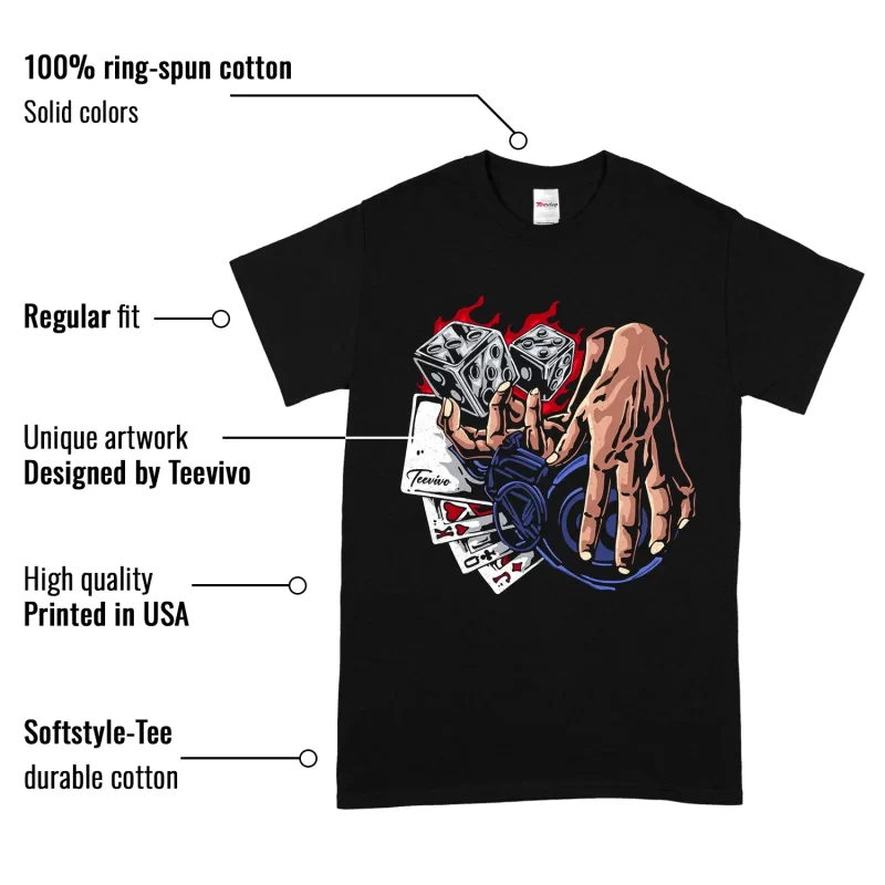 TeeVivo Jordan 1 High Rare Air Deep Royal Blue Shirt, Gambling Shirt, High Rare Air Deep Royal Blue 1s Shirt, Jordan 1 Outfit