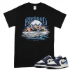 TeeVivo Jordan 1 Low Obsidian UNC Shirt, Blessed Shirt, Low Obsidian UNC 1s Shirt, Jordan 1 Outfit