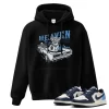 TeeVivo Jordan 1 Low Obsidian UNC Hoodie, Heaven vibes Hoodie, Low Obsidian UNC 1s Hoodie, Jordan 1 Outfit