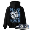 TeeVivo Jordan 1 Low Obsidian UNC Hoodie, Hug your lost smile Hoodie, Low Obsidian UNC 1s Hoodie, Jordan 1 Outfit