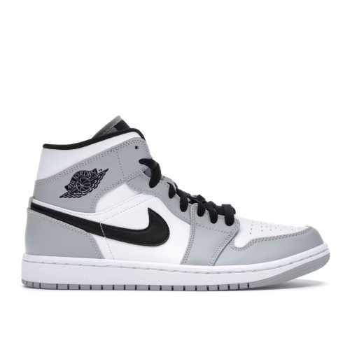 Match Air Jordan 1 Mid Light Smoke Grey