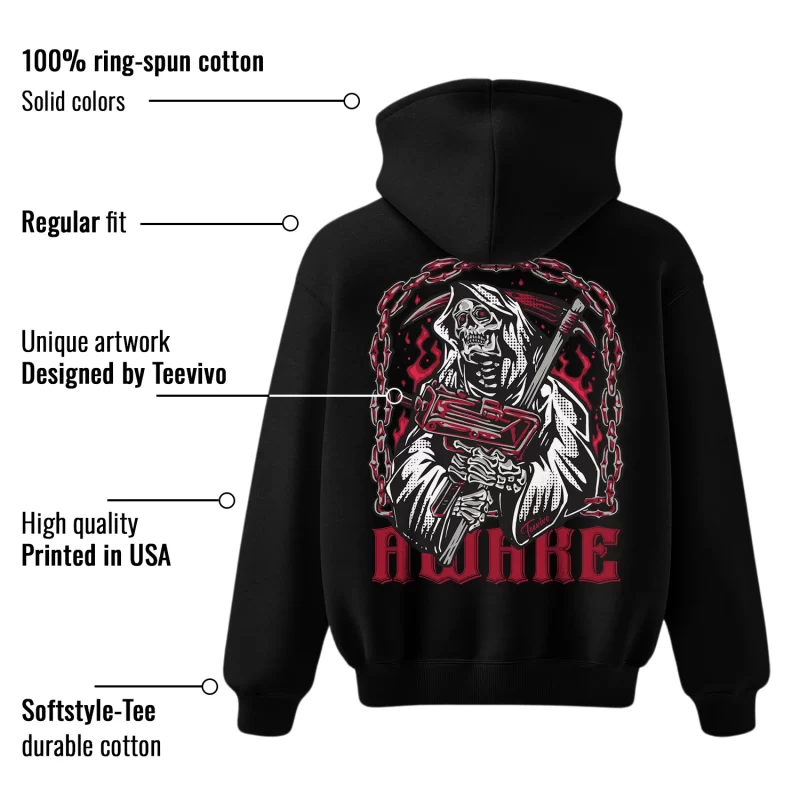 TeeVivo Hoodie Match Air Jordan 1 Retro High Union LA Chicago Shadow Awake – Air Jordan 1 Hoodie, AJ1 Hoodie