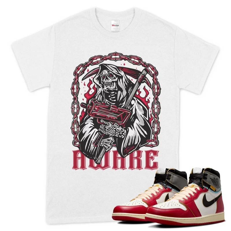 TeeVivo T-Shirt Match Air Jordan 1 Retro High Union LA Chicago Shadow Awake – Air Jordan 1 Shirt, AJ1 Shirt