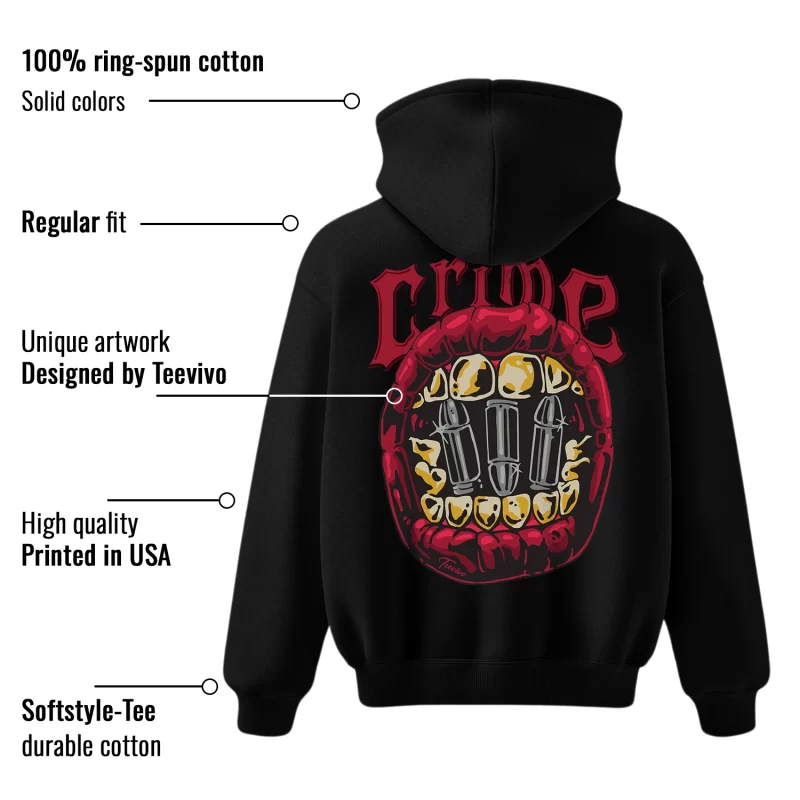 TeeVivo Hoodie Match Air Jordan 1 Retro High Union LA Chicago Shadow Crime – Air Jordan 1 Hoodie, AJ1 Hoodie