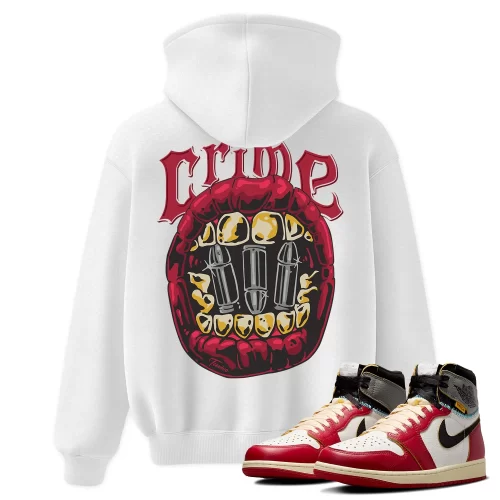 TeeVivo Hoodie Match Air Jordan 1 Retro High Union LA Chicago Shadow Crime – Air Jordan 1 Hoodie, AJ1 Hoodie
