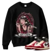 TeeVivo Sweatshirt Match Air Jordan 1 Retro High Union LA Chicago Shadow God Daaamn – Air Jordan 1 Sweatshirt, AJ1 Sweatshirt