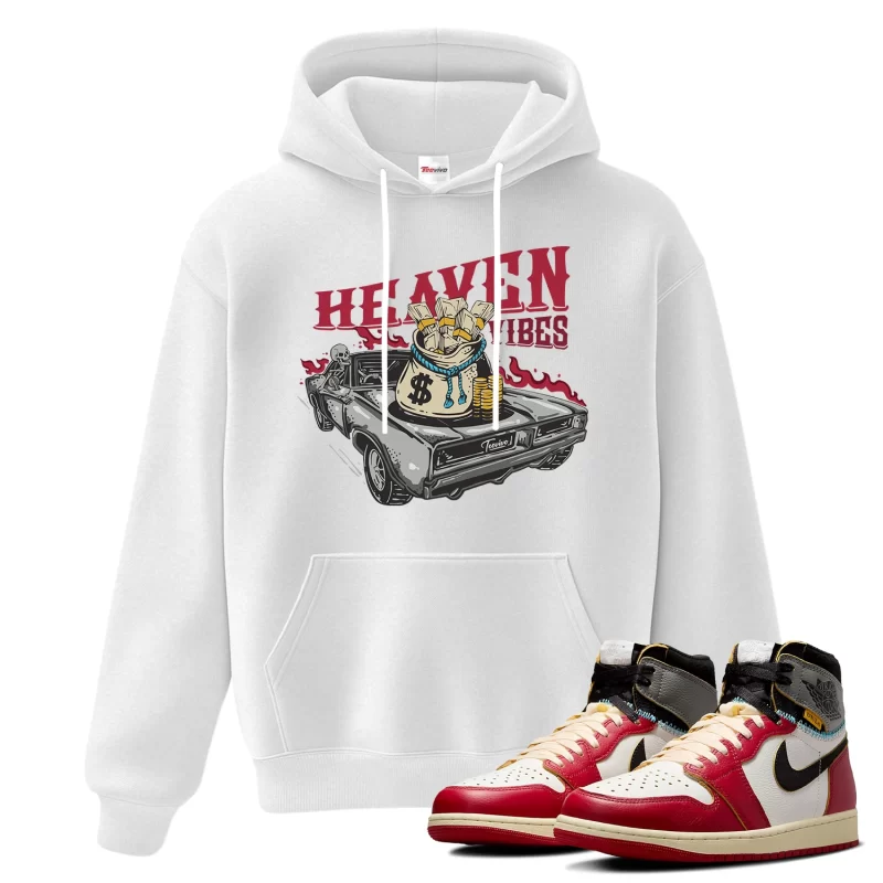 TeeVivo Hoodie Match Air Jordan 1 Retro High Union LA Chicago Shadow Heaven vibes – Air Jordan 1 Hoodie, AJ1 Hoodie