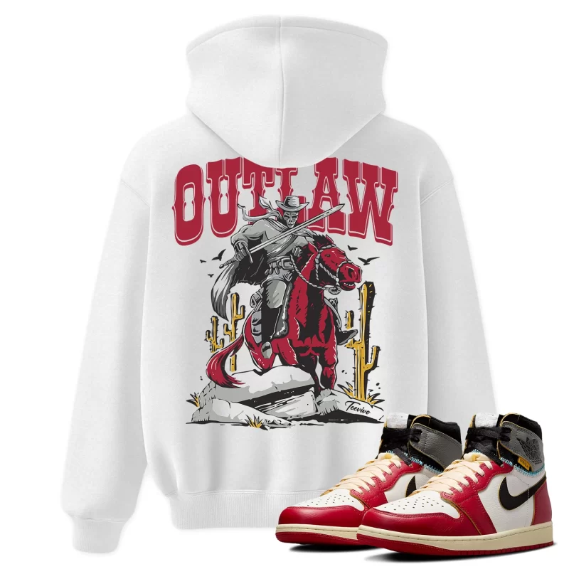 TeeVivo Hoodie Match Air Jordan 1 Retro High Union LA Chicago Shadow Outlaw – Air Jordan 1 Hoodie, AJ1 Hoodie