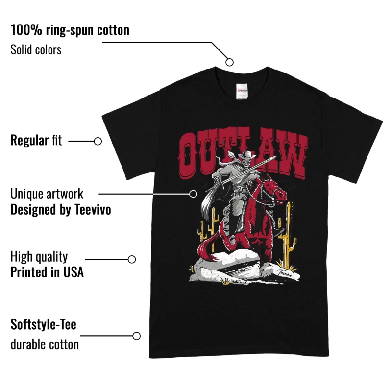 TeeVivo T-Shirt Match Air Jordan 1 Retro High Union LA Chicago Shadow Outlaw – Air Jordan 1 Shirt, AJ1 Shirt