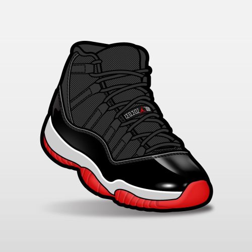 Match Air Jordan 11 Bred Velvet