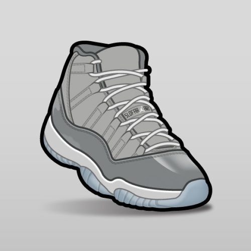 Match Air Jordan 11 Cool Grey