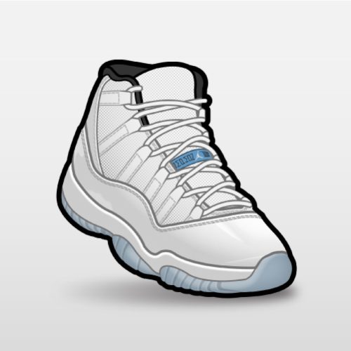 Match Air Jordan 11 Legend Blue