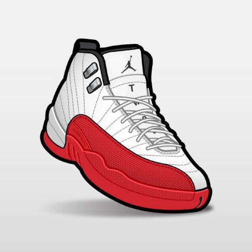 Match Air Jordan 12 Cherry