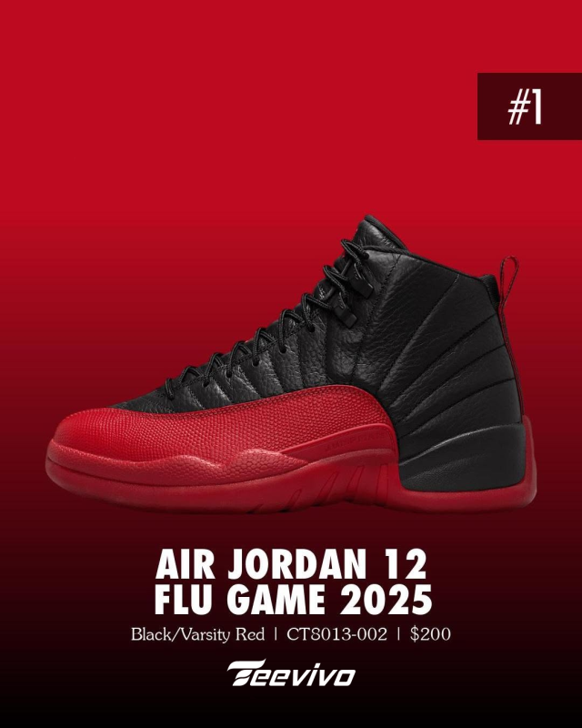Air Jordan 12 Flu Game 2025