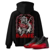 TeeVivo Air Jordan 12 Retro Flu Game Hoodie Match Awake Graphic CT8013-002