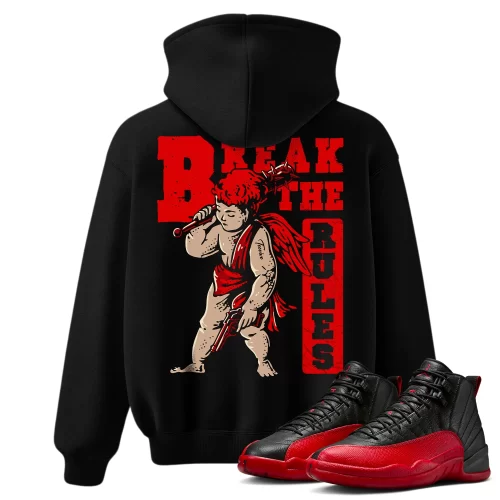 TeeVivo Air Jordan 12 Retro Flu Game Hoodie Match Break the rules Graphic CT8013-002