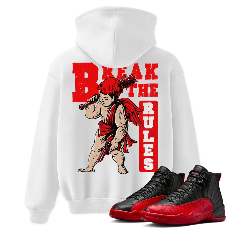 TeeVivo Air Jordan 12 Retro Flu Game Hoodie Match Break the rules Graphic CT8013-002