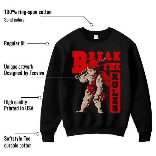 TeeVivo Air Jordan 12 Retro Flu Game Sweatshirt Match Break the rules Graphic CT8013-002