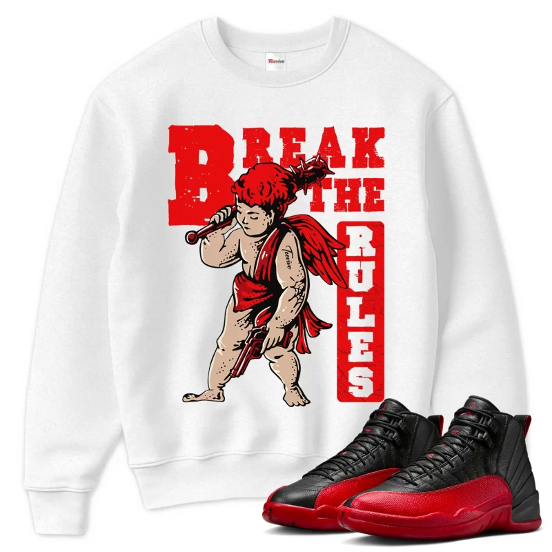 TeeVivo Air Jordan 12 Retro Flu Game Sweatshirt Match Break the rules Graphic CT8013-002