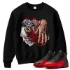 TeeVivo Air Jordan 12 Retro Flu Game Sweatshirt Match Gambling Graphic CT8013-002