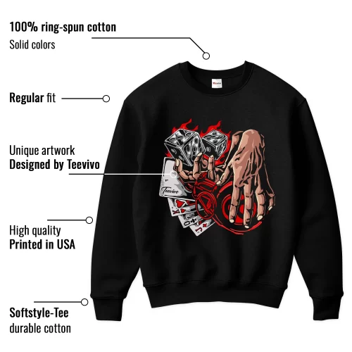 TeeVivo Air Jordan 12 Retro Flu Game Sweatshirt Match Gambling Graphic CT8013-002
