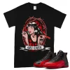 TeeVivo Air Jordan 12 Retro Flu Game T-Shirt Match God Daaamn Graphic CT8013-002
