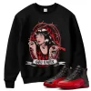 TeeVivo Air Jordan 12 Retro Flu Game Sweatshirt Match God Daaamn Graphic CT8013-002