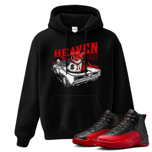TeeVivo Air Jordan 12 Retro Flu Game Hoodie Match Heaven vibes Graphic CT8013-002